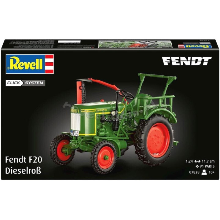 REVELL 1/24 Fendt F20 Dieselross Easy-Click System (07828)