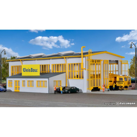 KIBRI 39324 H0 Gleisbau locomotive depot