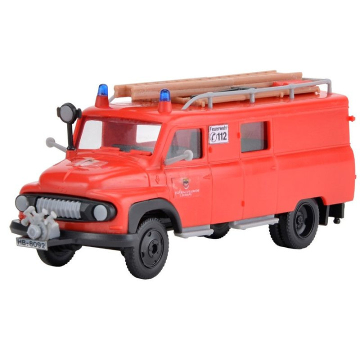 KIBRI 18255 H0 Ford FK 2500 Fire Department