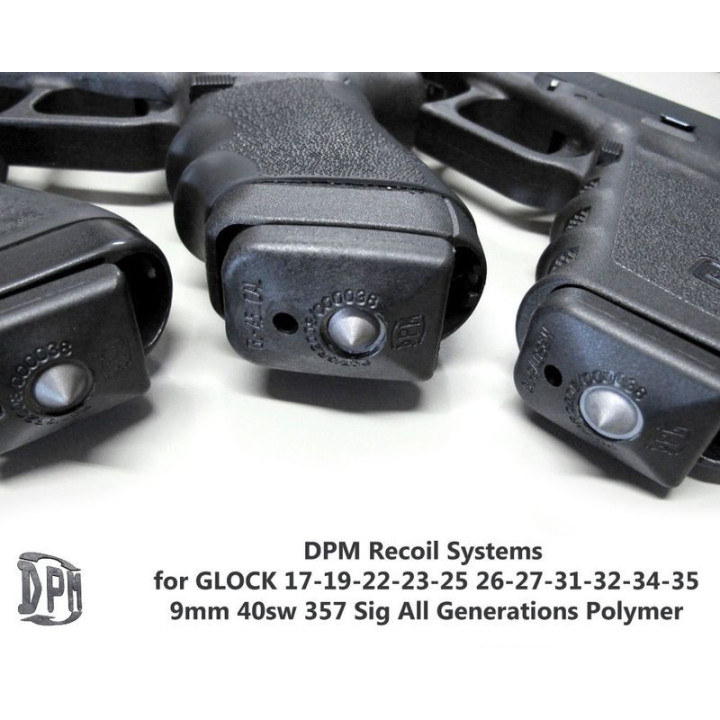 DPM GLOCK Magazine foot with glass breakout spigot for Glock 9mm /.40S & W / 357Sig (MFPB-GL/1)