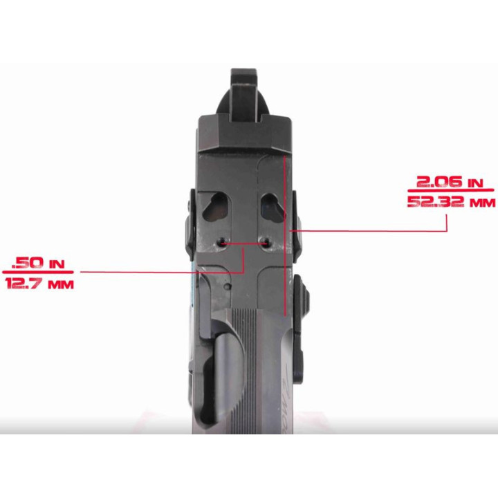 OUTERIMPACT Płytka montażowa pod         kolimator do CZ Shadow 2 OR / Optics Ready (OTL-RDM-CZ06a)