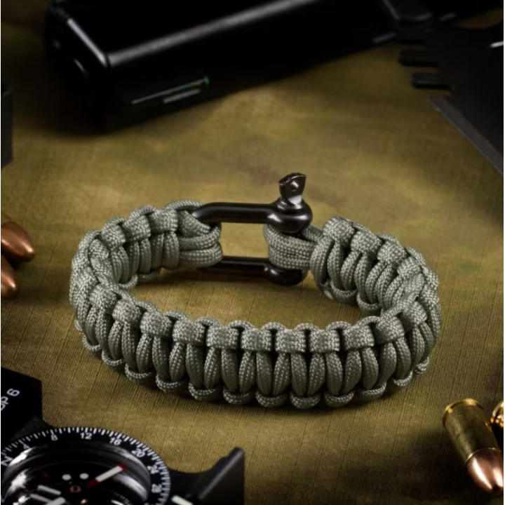 INVADER GEAR Bransoletka sznurkowa GREY  (10355810000)