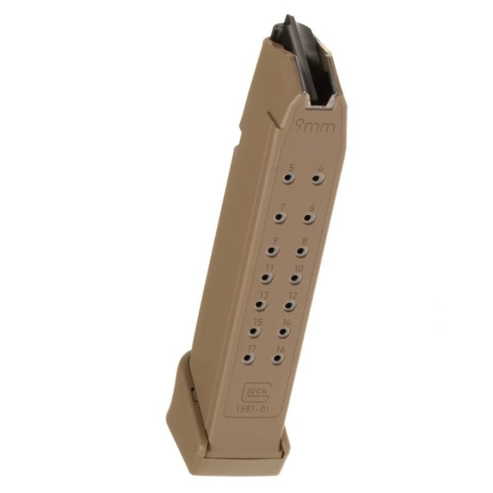Magazynek do GLOCK 19X 9 mm / 17 + 2     naboje / COYOTE (50004) GLOCK