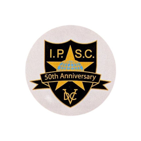 IPSC 50th Anniversary Official / 60 mm sticker (305016)