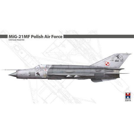 HOBBY 2000 1/32 MiG-21MF Polish Air      Force (H2K32019)