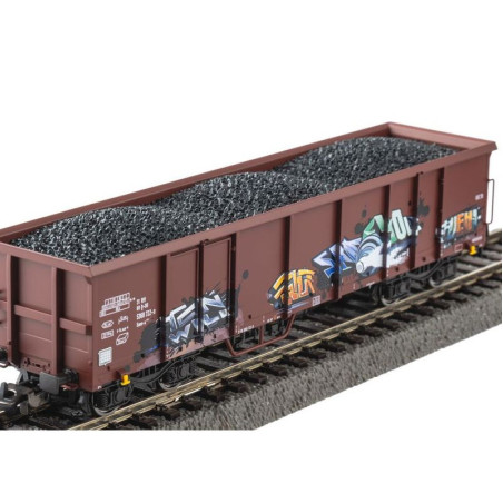 PIKO 28338 Eaos BD AG Graffiti freight wagon ep.VI ( set of 2 wagons )