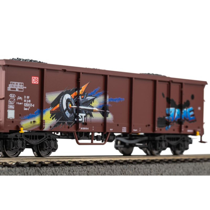 PIKO 28338 WAGON TOWAROWY Eaos BD AG     Graffiti ep.VI ( zestaw 2 wagony )