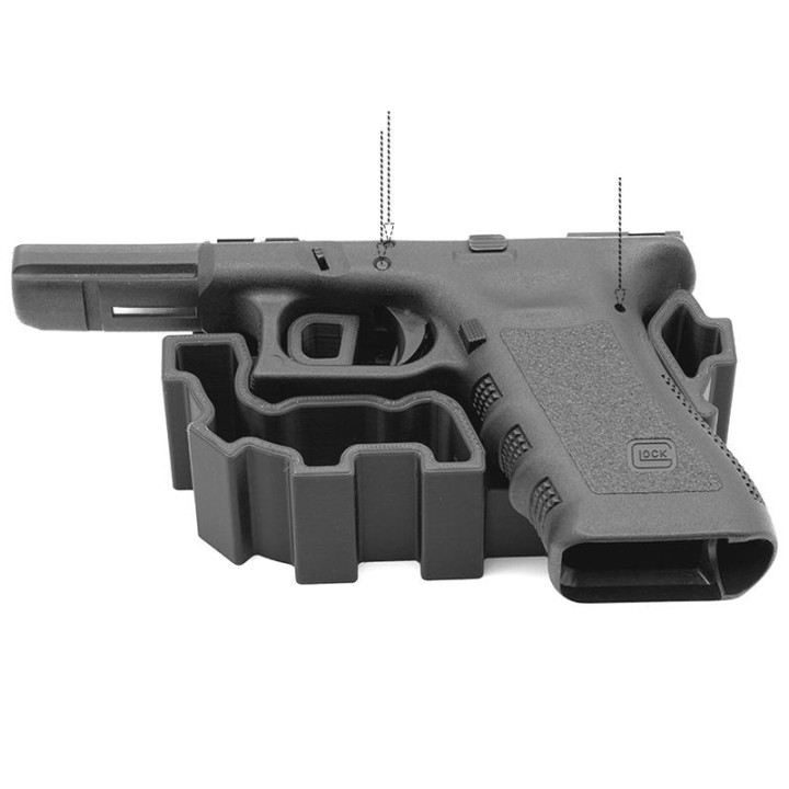 EEMANN TECH pistolnický blok pro Glock (120059)