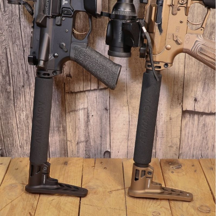 Ultralehká pažba Armanov Sportster pro AR9 / AR10 / AR15 / Burnt Bronze Cerakote (ASURSC)