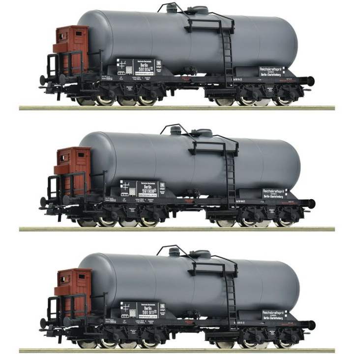 ROCO 6600062 DRG ep.II tanker wagon ( set of 3 pieces )