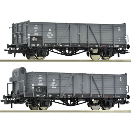 ROCO 6600216 PKP freight wagon ep.III ( set of 2 wagons )