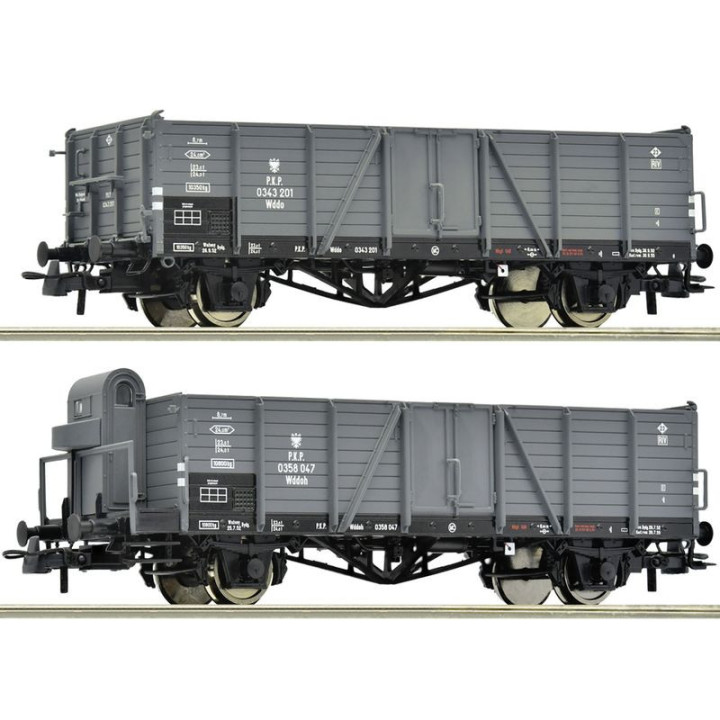 ROCO 6600216 PKP freight wagon ep.III ( set of 2 wagons )