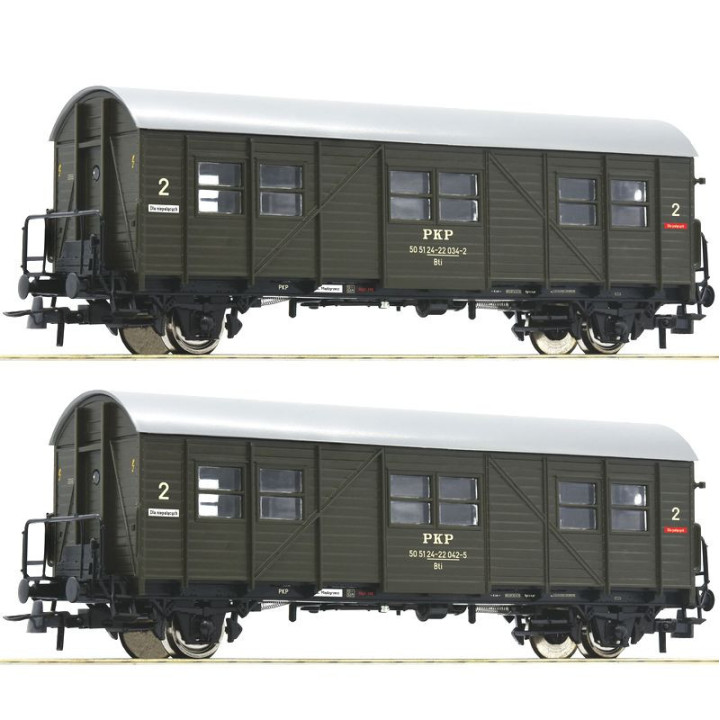 ROCO 6200195 PKP nákladní vůz ep.iv ( sada 2 vozů )