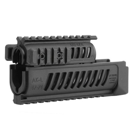 FAB DEFENSE Lůžko pro AK-47 Quad Rail Polymer Handguard - černé