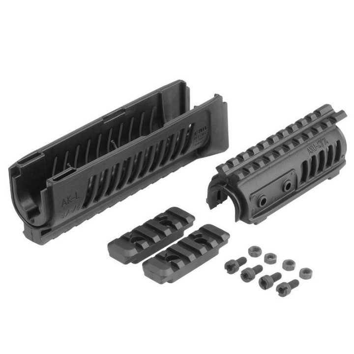 FAB DEFENSE Lůžko pro AK-47 Quad Rail Polymer Handguard - černé