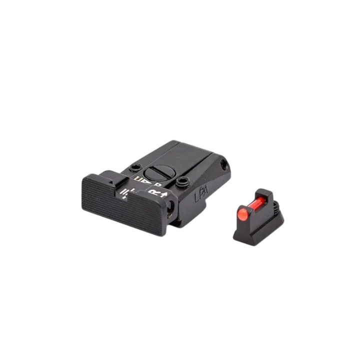 LPA CZ zaměřovač pro CZ P-07 / P-09 (SPR24CZ7F) motýlek s optickým vláknem - sada