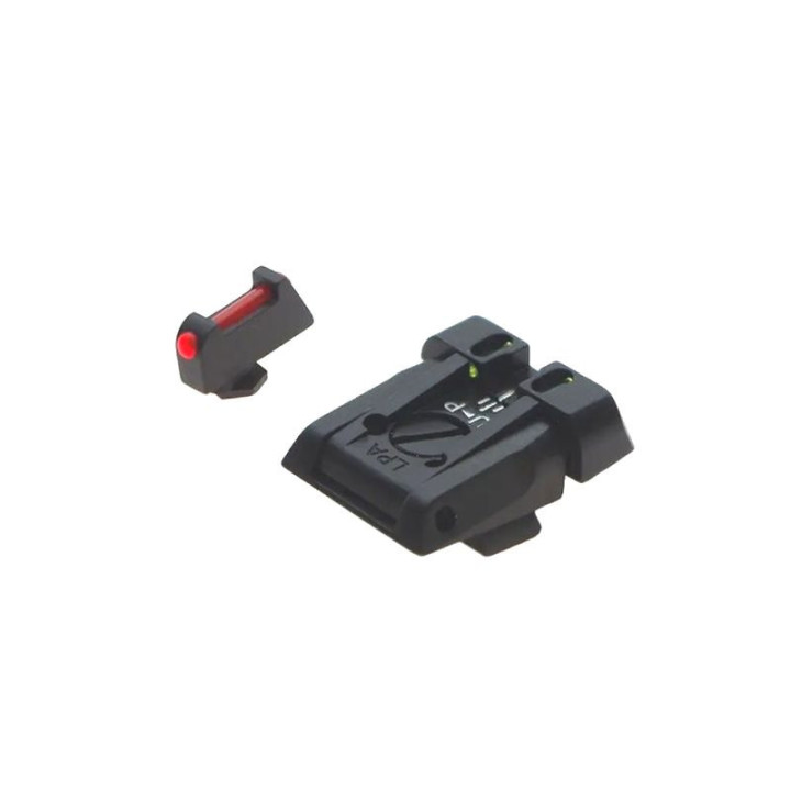 LPA GLOCK Przyrządy celownicze do Glock  (SPF16GL) ze światłowodem - zestaw