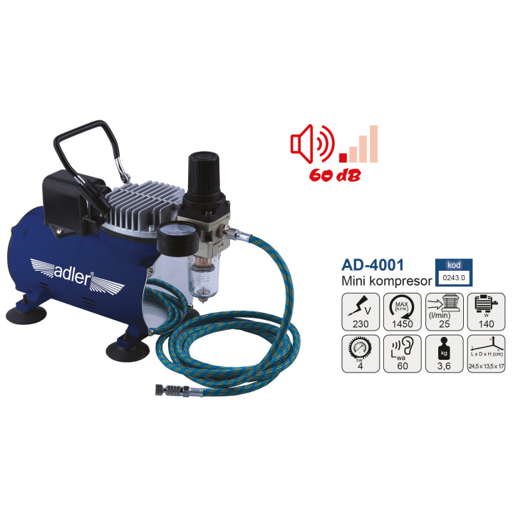 ADLER COMPRESSOR MINI ( AD-4001 )