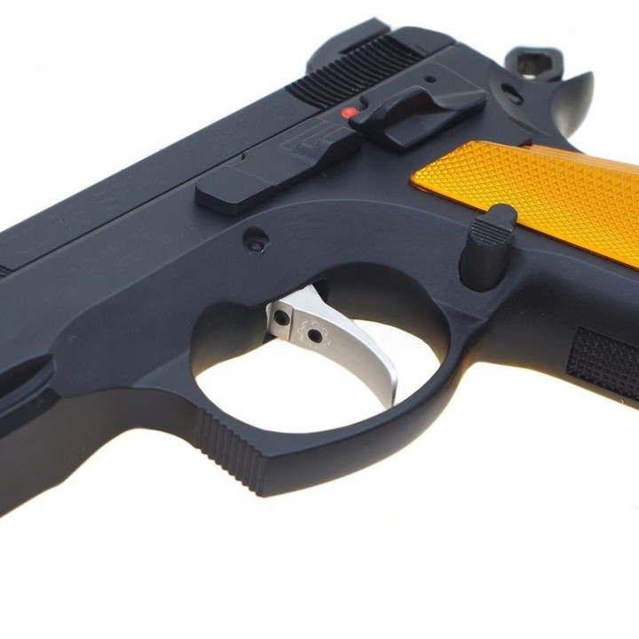 EEMANN TECH CZ ULTIMATE aluminum trigger for CZ 75..., Shadow..., SP-01 (130085) silver