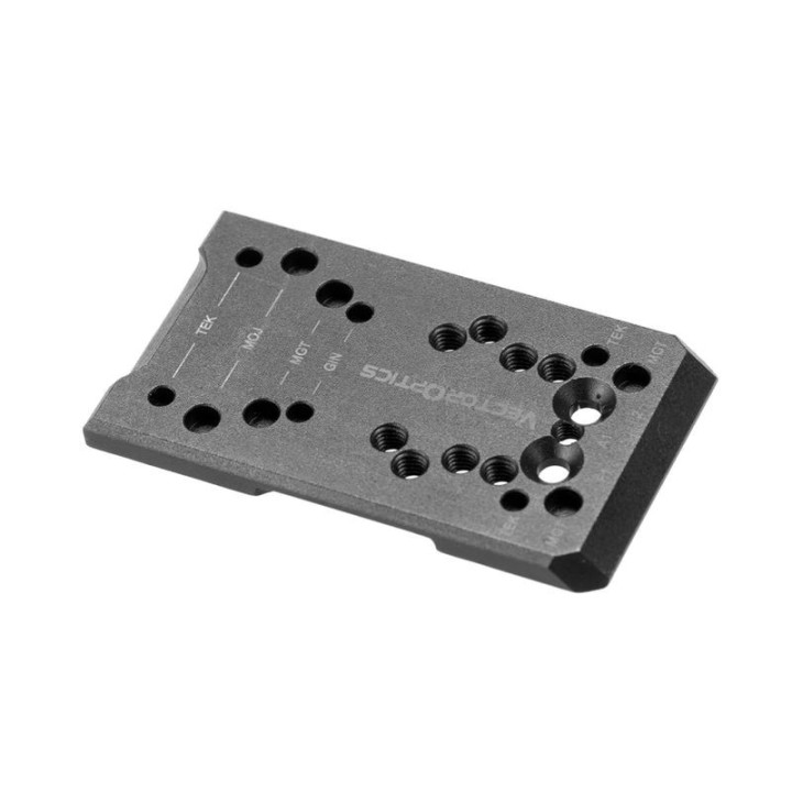 VECTOR OPTICS Mounting Plate for Glock Adapter 4in1 MOJ/GIN/RTS/TEK/Docter/MGT/RMS (SCFRM-GK11)