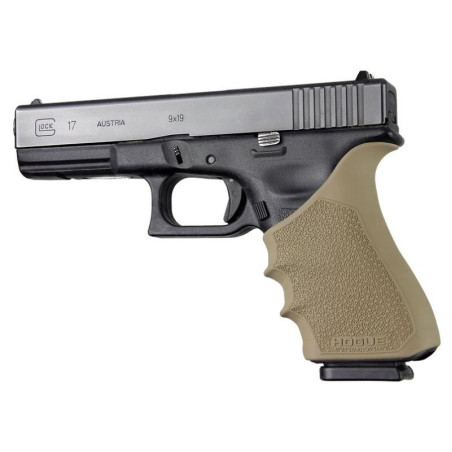 HOGUE Grip Sleeve for Glock 17 / 17 MOS / 17L / 22 / 35 / 35 MOS / 34 / 34 MOS / 31 / 37 Gen. 3-4 (17033) sand