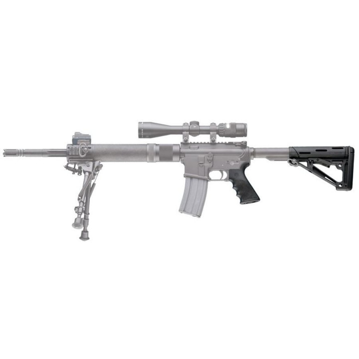 HOGUE Finger Groove Beavertail Grip and  OverMolded Collapsible Buttstock do AR-15/M-16 (15055)