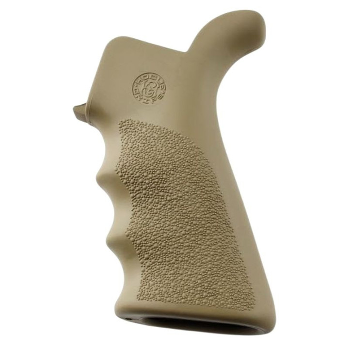 HOGUE Rubber Grip Beavertail with Finger Grooves do AR-15/M-16 (15023) FDE