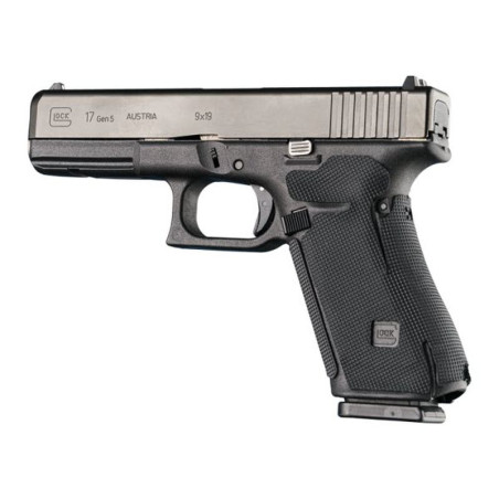 HOGUE Wrapter Rubber Adhesive Grip for Glock 17 / 17MOS / 34MOS / 45 / 45MOS / 19X (17178) black