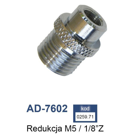 ADLER REDUCTION M5x1/8 Z FOR AEROGRAPH ( AD-7602 )