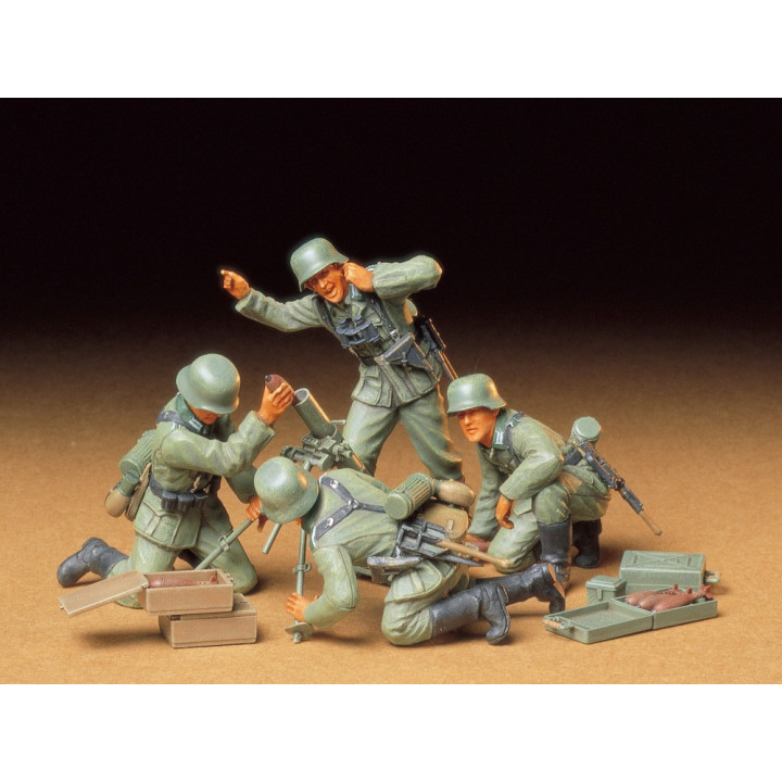 TAMIYA 1/35 GERMAN INFANTRY MORTAR TEAM (35193)