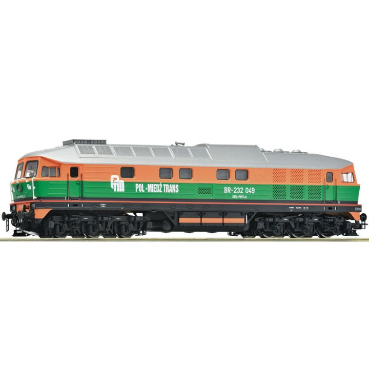 ROCO 7310081 SPALED LOCOMOTIVE BR-232 049 POL-MIED TRANS ep.V-VI / with sound decoder