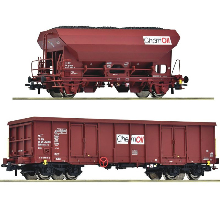 ROCO 6600221 Vůz ChemOil EINSTELLER ep.VI ( sada: 2 vozy )