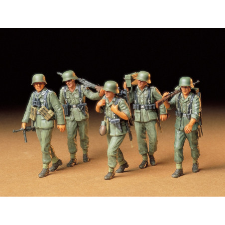 TAMIYA 1/35 GERMAN MACHINE GUN CREW (35184)