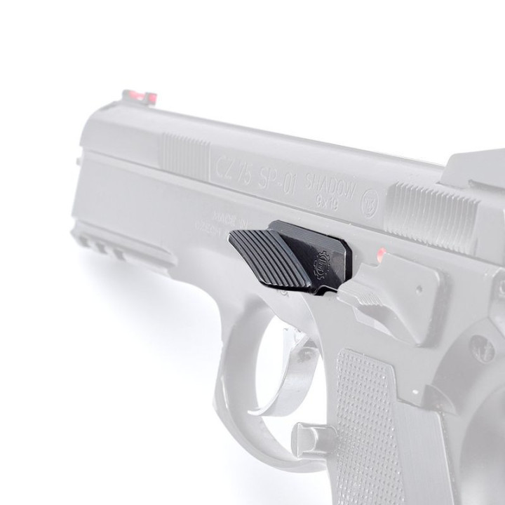 EEMANN TECH CZ Lock Release Lever     with Support for CZ 75 / SP-01 Shadow (130135) Black
