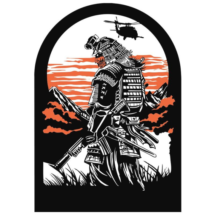 ML NÁŠIVKA / PATCH SAMURÁJ (026)