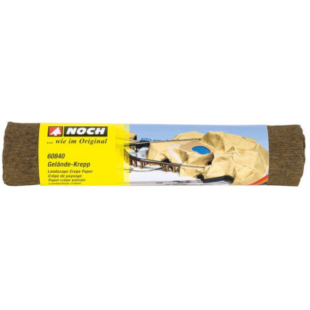 NOCH 60840 Landscape Crepe Paper / Crepe paper for terrain modeling. 90 x 80 cm