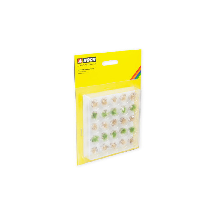 NOCH 06920 PROFI Grass Tufts "Stony" /   Trawa kępki - 6 mm / zestaw 25 sztuk