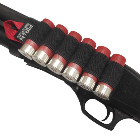 PIRAN Velcro Magazine Pouch 12 GA - 6 rounds (black)