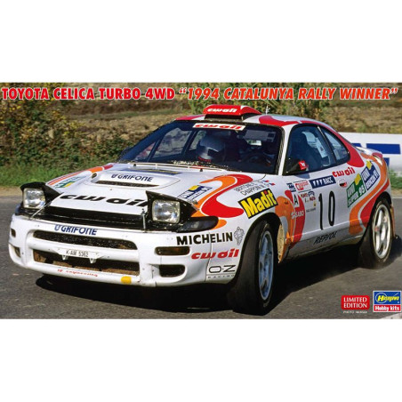HASEGAWA 1/24 Toyota Celica Turbo 4WD    (20807) „Vítěz Rallye Katalánsko 1994“