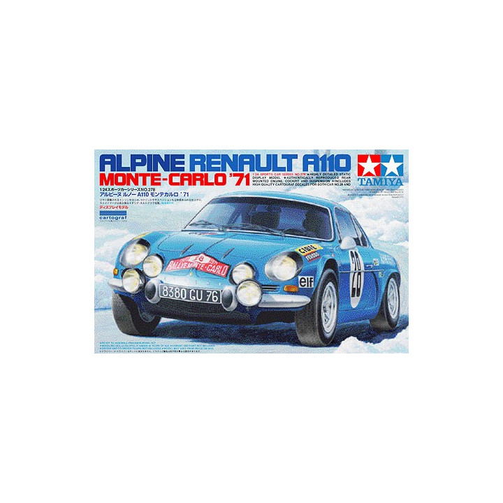 TAMIYA 1/24 ALPINE A110 MONTE CARLO 71