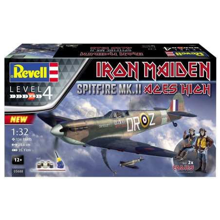 REVELL 1/32 SPITFIRE MK.II IRON MADEN MODEL SET (05688)
