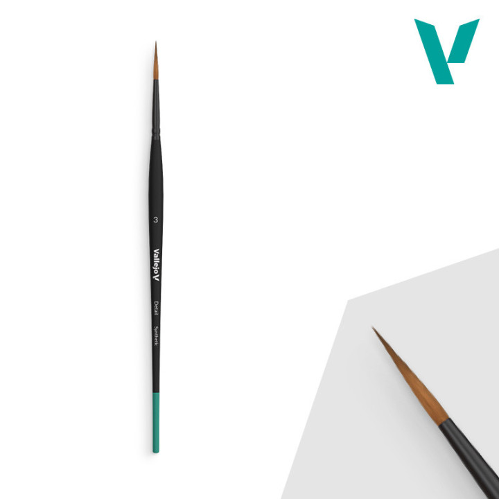 VALLEJO Round Detail Brush No. 3 - Synthetic (B02003)