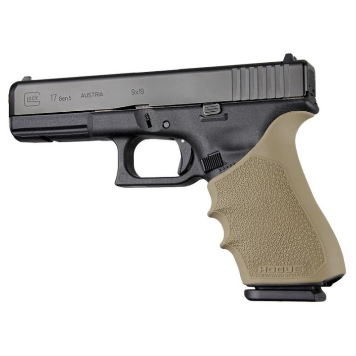 HOGUE Grip Sleeve for Glock 17, 19X, 34   Gen 1, 2, 5 (17023) FDE