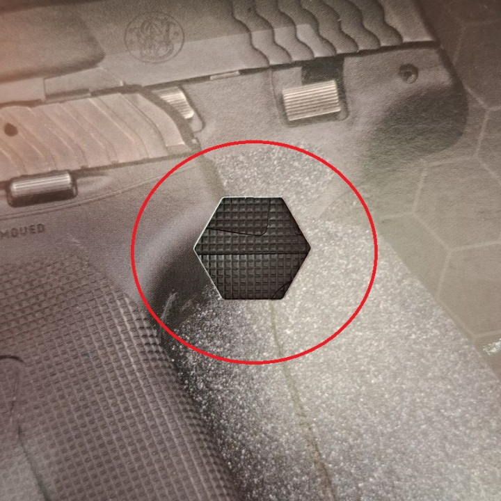 HOGUE Wrapter Rubber Adhesive Grip pro CZ P-10 F / 9 mm (17820) černý