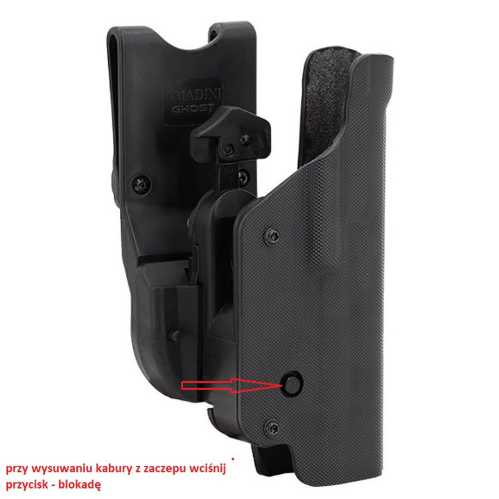 GHOST III TACTICAL Kabura do GLOCK 17,   19, 22, 23 Gen. 4-5 / prawa (GI0301SET1 / 046281)