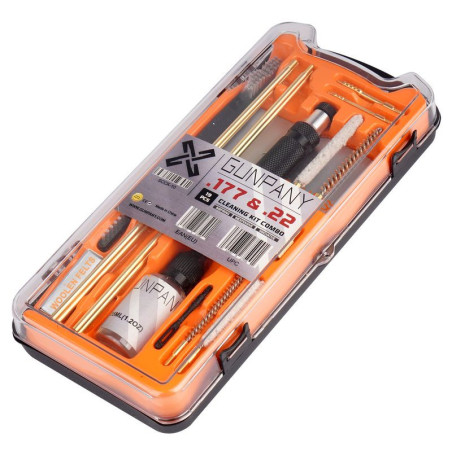 GUNPANY Zestaw do czyszczenia broni -    Airgun .177 and .22 Cleaning Kit