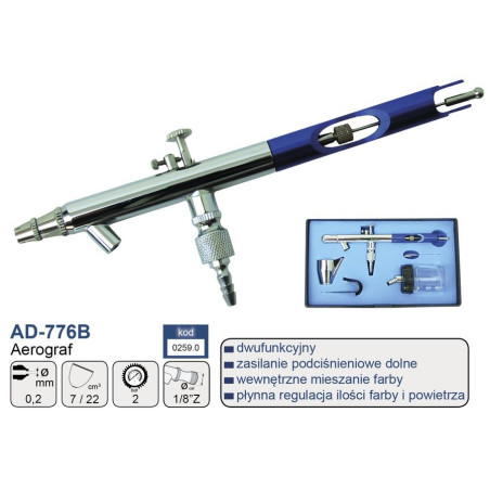 ADLER AEROGRAPH 0,2 mm ( AD-776B )