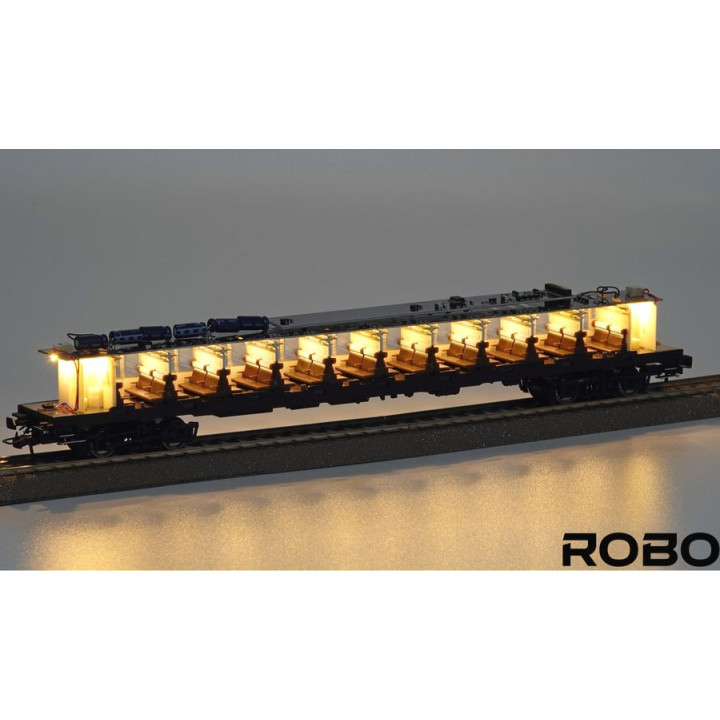ROBO 222071 WAGON OSOBOWY 111Ac PKP      ep.IV stacja Warszawa Szczęśliwice (z oświetleniem)