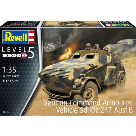 REVELL 1/35 Německé velitelské obrněné vozidlo Sd.Kfz.247 Ausf.B (03335)