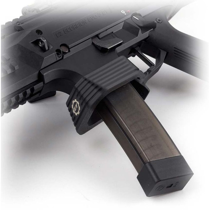 EEMANN TECH CZ Magazine Well for CZ Scorpion Evo 3, Black (133928) Magwell